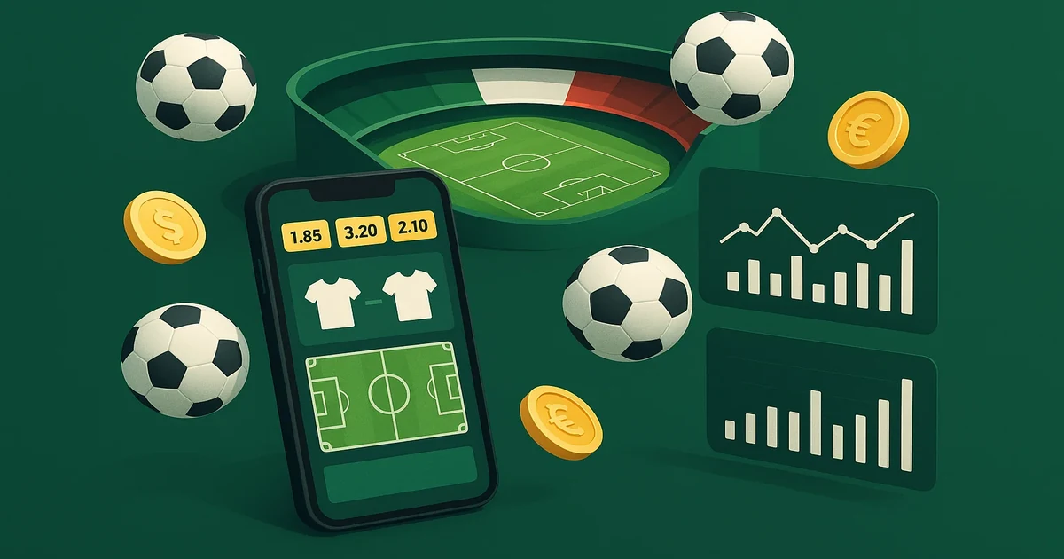 Guida completa alle scommesse sul calcio online in Italia con smartphone, stadio e quote in tempo reale