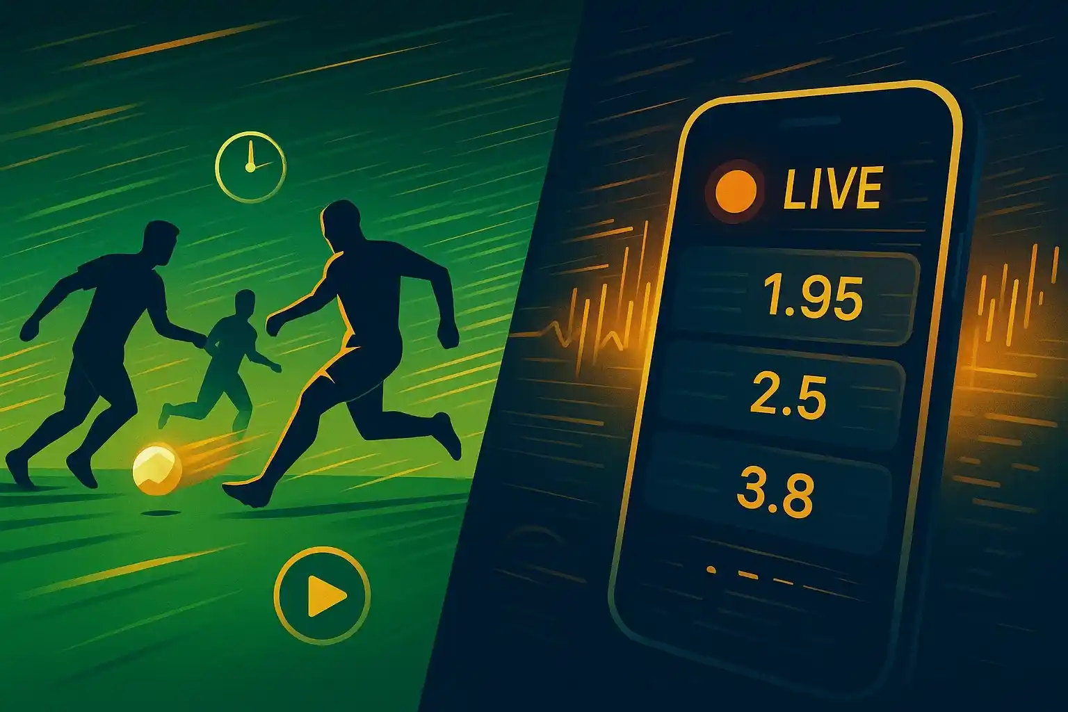 Scommesse live sul calcio in tempo reale con quote dinamiche e streaming della partita