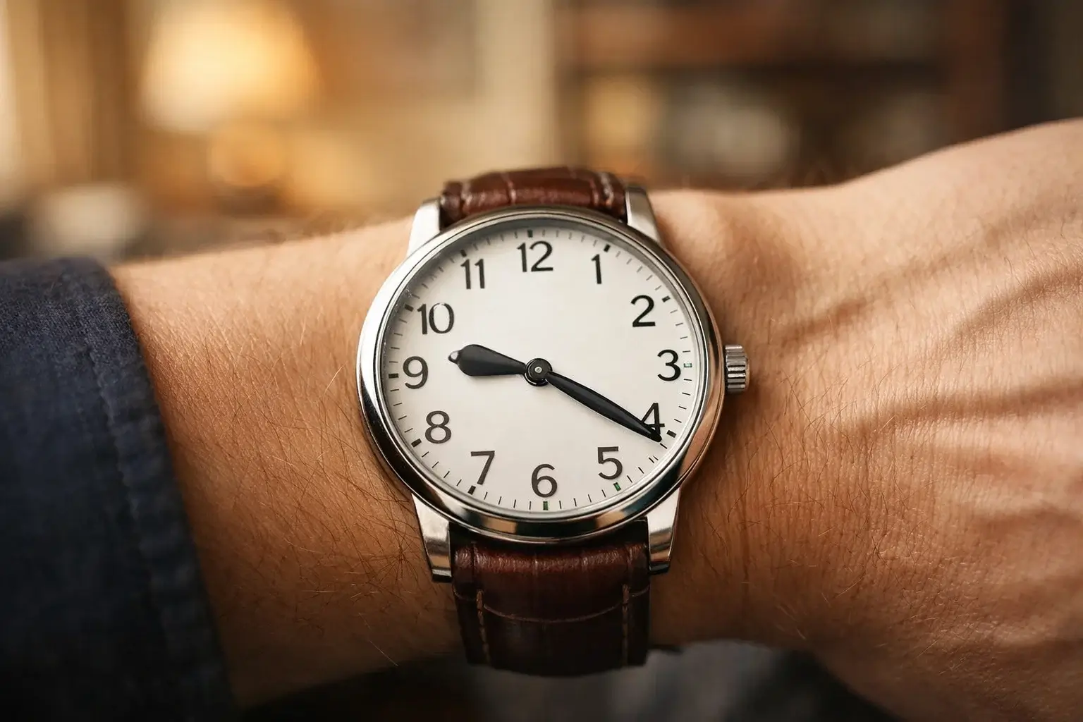 Orologio da polso che mostra il tempo, simbolo della gestione del tempo nelle scommesse live