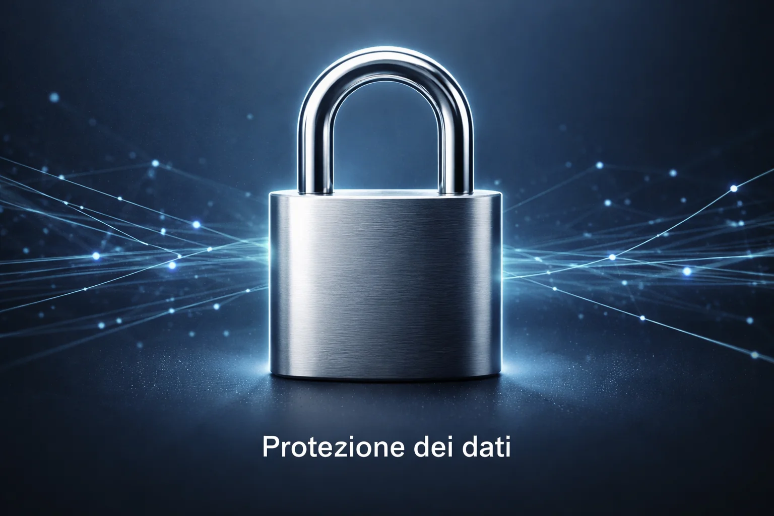 Lucchetto digitale che rappresenta la sicurezza online